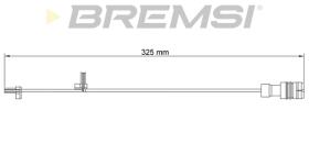 BREMSI WI0537 - TESTIGO DE FRENO PORSCHE