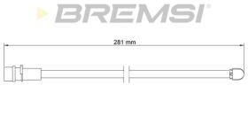 BREMSI WI0539 - TESTIGO DE FRENO PORSCHE