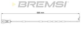 BREMSI WI0558 - TESTIGO DE FRENO OPEL