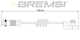 BREMSI WI0580 - TESTIGO DE FRENO MERCEDES-BENZ