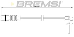 BREMSI WI0595 - TESTIGO DE FRENO MERCEDES-BENZ, PUCH