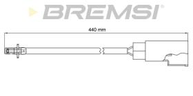 BREMSI WI0669 - TESTIGO DE FRENO FORD