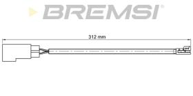 BREMSI WI0770 - TESTIGO DE FRENO FORD