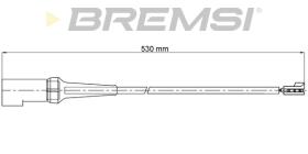 BREMSI WI0798 - TESTIGO DE FRENO FORD