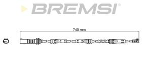 BREMSI WI0808 - TESTIGO DE FRENO BMW