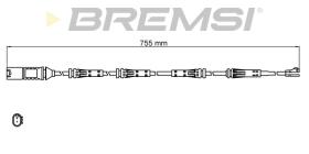 BREMSI WI0814 - TESTIGO DE FRENO BMW