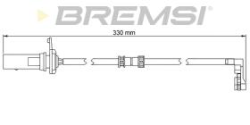 BREMSI WI0953 - TESTIGO DE FRENO AUDI