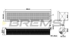 BREMSI FA0132 - FILTRO DE AIRE RENAULT, NISSAN, DACIA