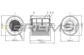 BREMSI FA0624 - FILTRO DE AIRE OPEL