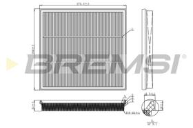 BREMSI FA1131 - FILTRO DE AIRE BMW