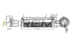 BREMSI FA1143 - FILTRO DE AIRE MERCEDES-BENZ