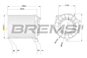 BREMSI FA1178 - FILTRO DE AIRE MASERATI