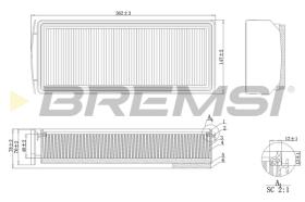 BREMSI FA1205 - FILTRO DE AIRE BMW, ALPINA