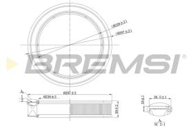 BREMSI FA2132 - FILTRO DE AIRE SUZUKI