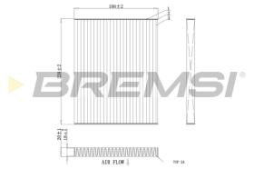 BREMSI FC0451A - FILTRO HABITACULO KIA, HYUNDAI