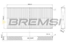 BREMSI FC0480C - FILTRO HABITACULO FORD