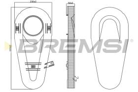 BREMSI FA0566 - FILTRO DE AIRE BMW