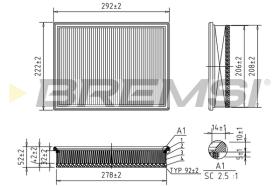 BREMSI FA0610 - FILTRO DE AIRE OPEL