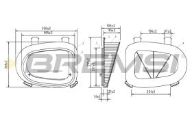 BREMSI FA0638 - FILTRO DE AIRE BMW