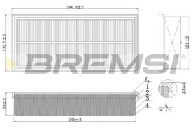 BREMSI FA1121 - FILTRO DE AIRE MERCEDES-BENZ