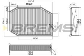 BREMSI FA1217 - FILTRO DE AIRE BMW