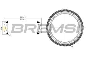 BREMSI FA1259 - FILTRO DE AIRE RENAULT, DACIA
