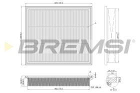 BREMSI FA2122 - FILTRO DE AIRE BMW