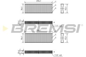 BREMSI FC0071 - FILTRO HABITACULO OPEL, PEUGEOT, CITROEN