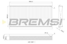 BREMSI FC0090A - FILTRO HABITACULO FIAT, OPEL, CADILLAC