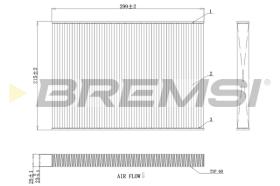 BREMSI FC0412 - FILTRO HABITACULO ALFA ROMEO