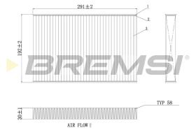 BREMSI FC0473 - FILTRO HABITACULO IVECO