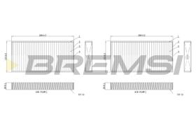 BREMSI FC0859 - FILTRO HABITACULO RENAULT