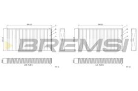 BREMSI FC0859C - FILTRO HABITACULO RENAULT