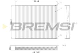 BREMSI FC0880 - FILTRO HABITACULO HYUNDAI