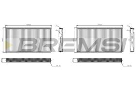 BREMSI FC0950C - FILTRO HABITACULO BMW, ALPINA