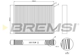 BREMSI FC0952 - FILTRO HABITACULO VOLVO