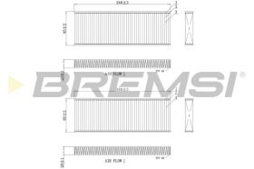 BREMSI FC0970 - FILTRO HABITACULO PEUGEOT, CITROEN