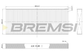 BREMSI FC0984 - FILTRO HABITACULO FIAT, PEUGEOT, CITROEN