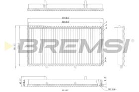BREMSI FC0998 - FILTRO HABITACULO RENAULT, NISSAN, OPEL