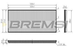 BREMSI FC1326 - FILTRO HABITACULO BMW