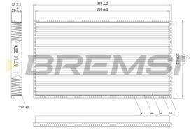 BREMSI FC1338 - FILTRO HABITACULO MERCEDES-BENZ