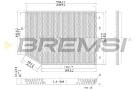 BREMSI FC1542 - FILTRO HABITACULO RENAULT