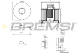 BREMSI FE0040 - FILTRO COMBUSTIBLE MERCEDES-BENZ, RENAULT