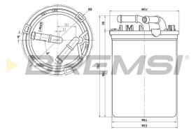 BREMSI FE0043 - FILTRO COMBUSTIBLE VW, AUDI, SKODA, SEAT