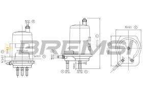 BREMSI FE0060 - FILTRO COMBUSTIBLE RENAULT, NISSAN, SUZUKI