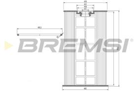 BREMSI FE0154 - FILTRO COMBUSTIBLE VW, AUDI, SEAT, SKODA