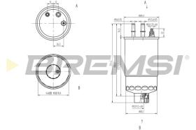 BREMSI FE0158 - FILTRO COMBUSTIBLE FIAT, FORD, OPEL, PEUGEOT