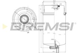 BREMSI FE0347 - FILTRO COMBUSTIBLE FORD