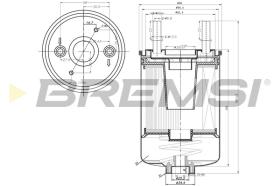 BREMSI FE0350 - FILTRO COMBUSTIBLE RENAULT, SUZUKI