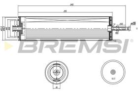 BREMSI FE0353 - FILTRO COMBUSTIBLE BMW, MINI